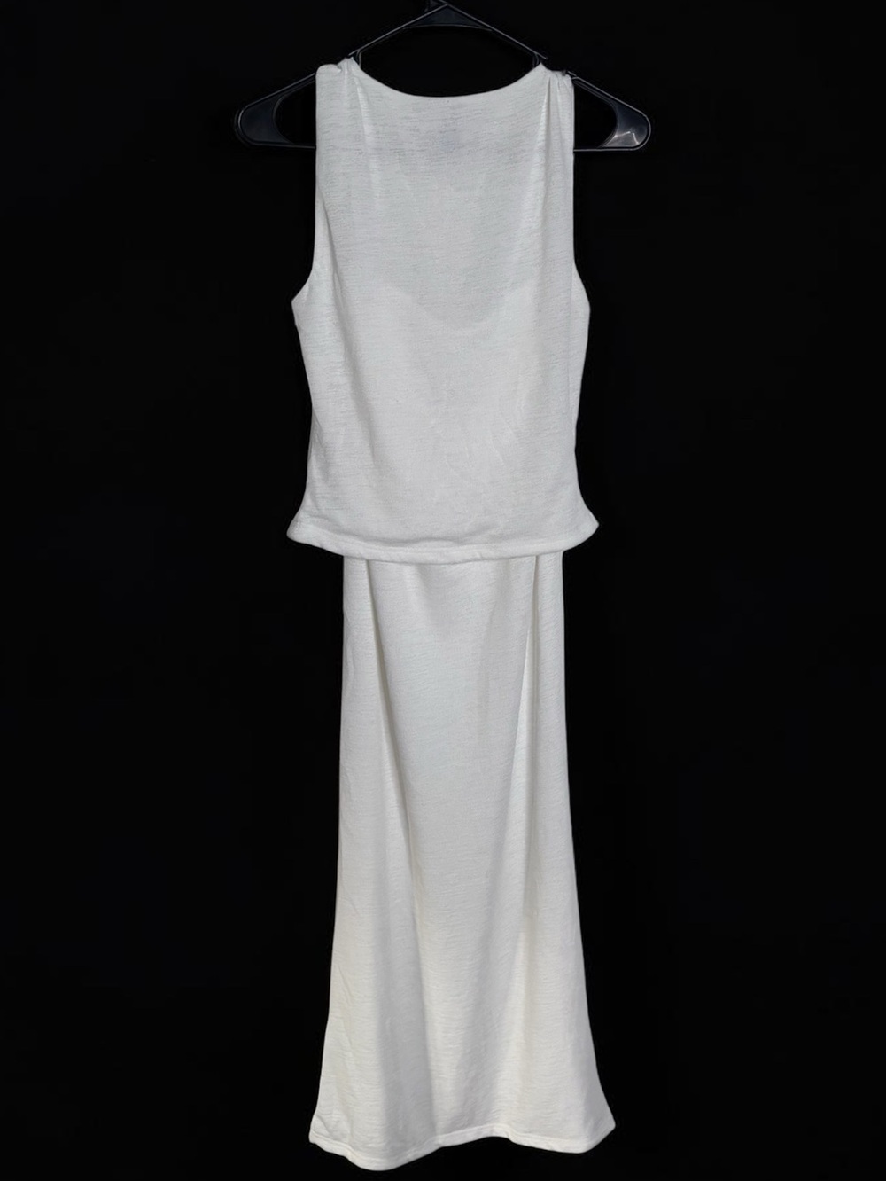 Princess Polly Cream Two-Piece Maxi Skirt Set sz 6